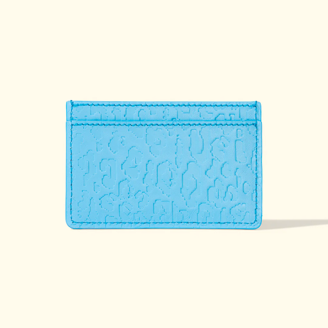 Fleur Camo Cardholder Blue - Image 3