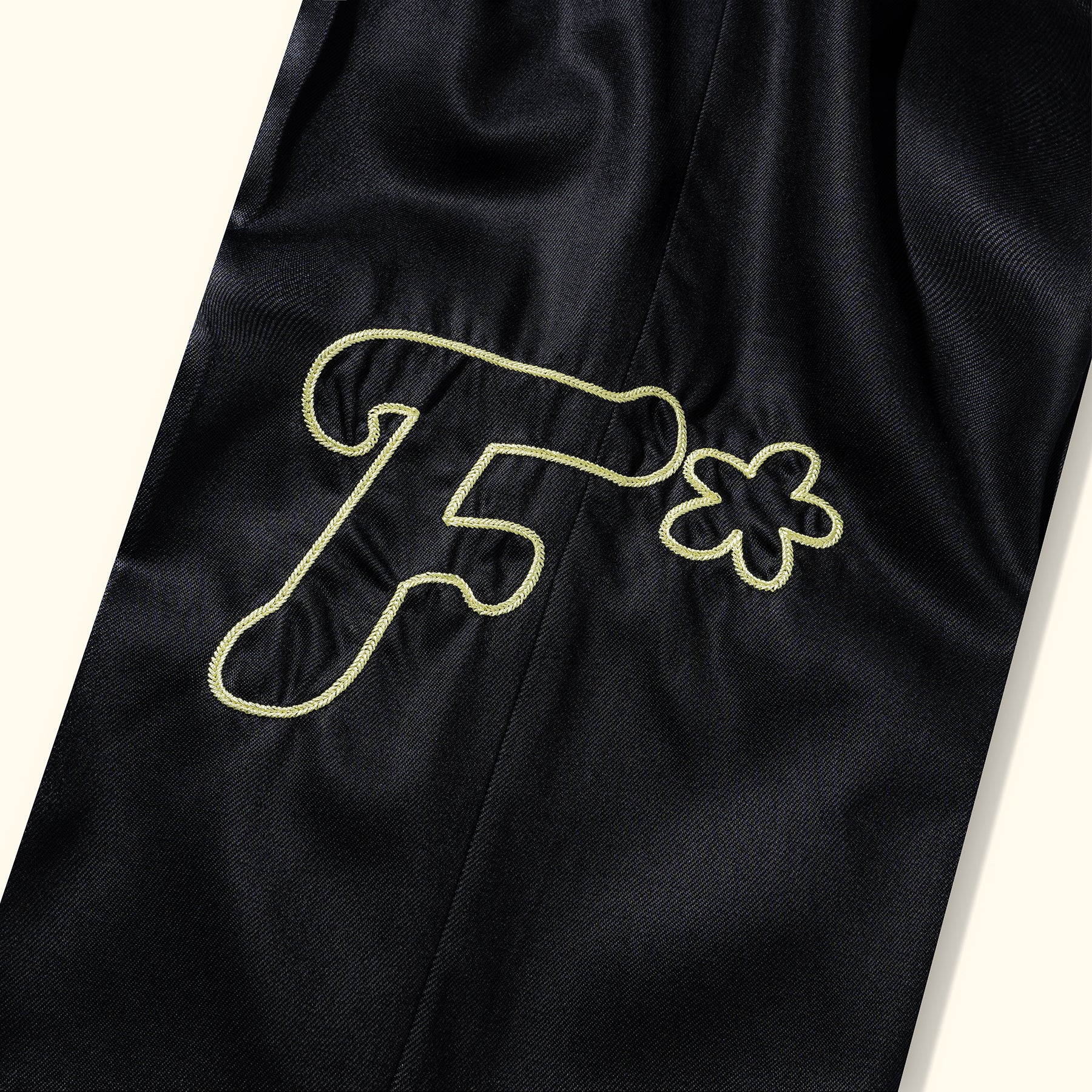 Chainstitch Trousers Black - Image 4