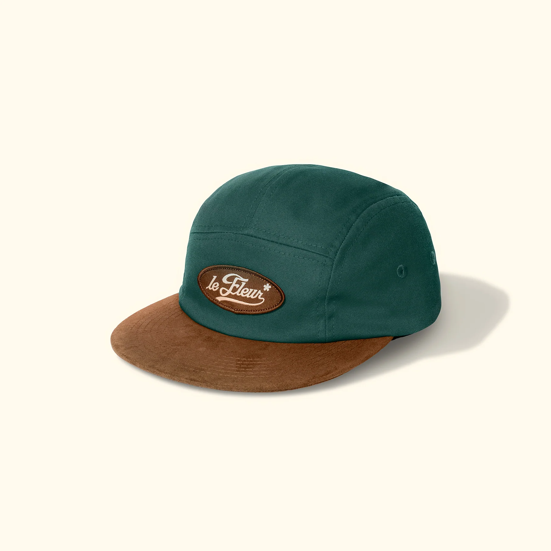Cursive Patch Camp Hat Green - Image 2