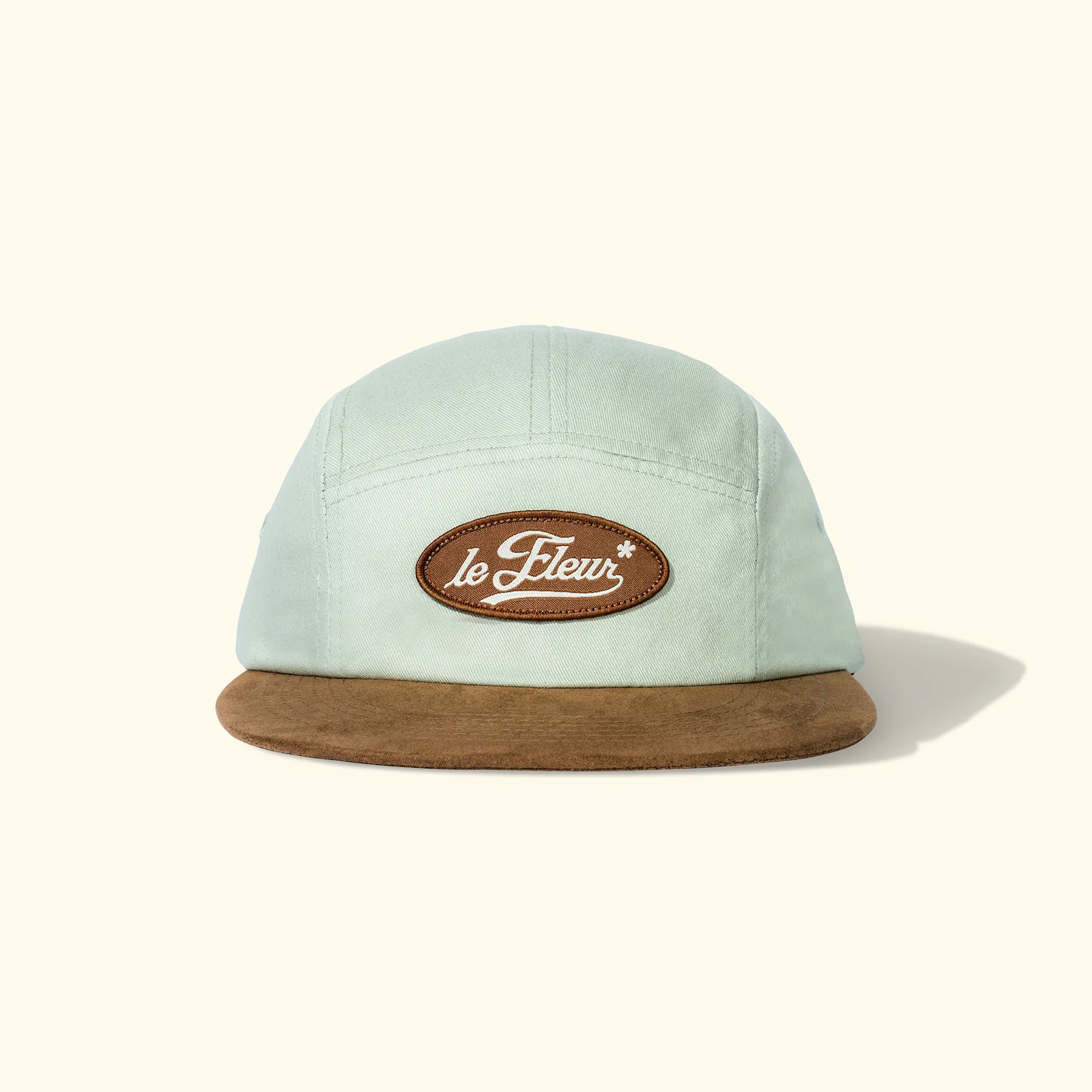 Cursive Patch Camp Hat Mint