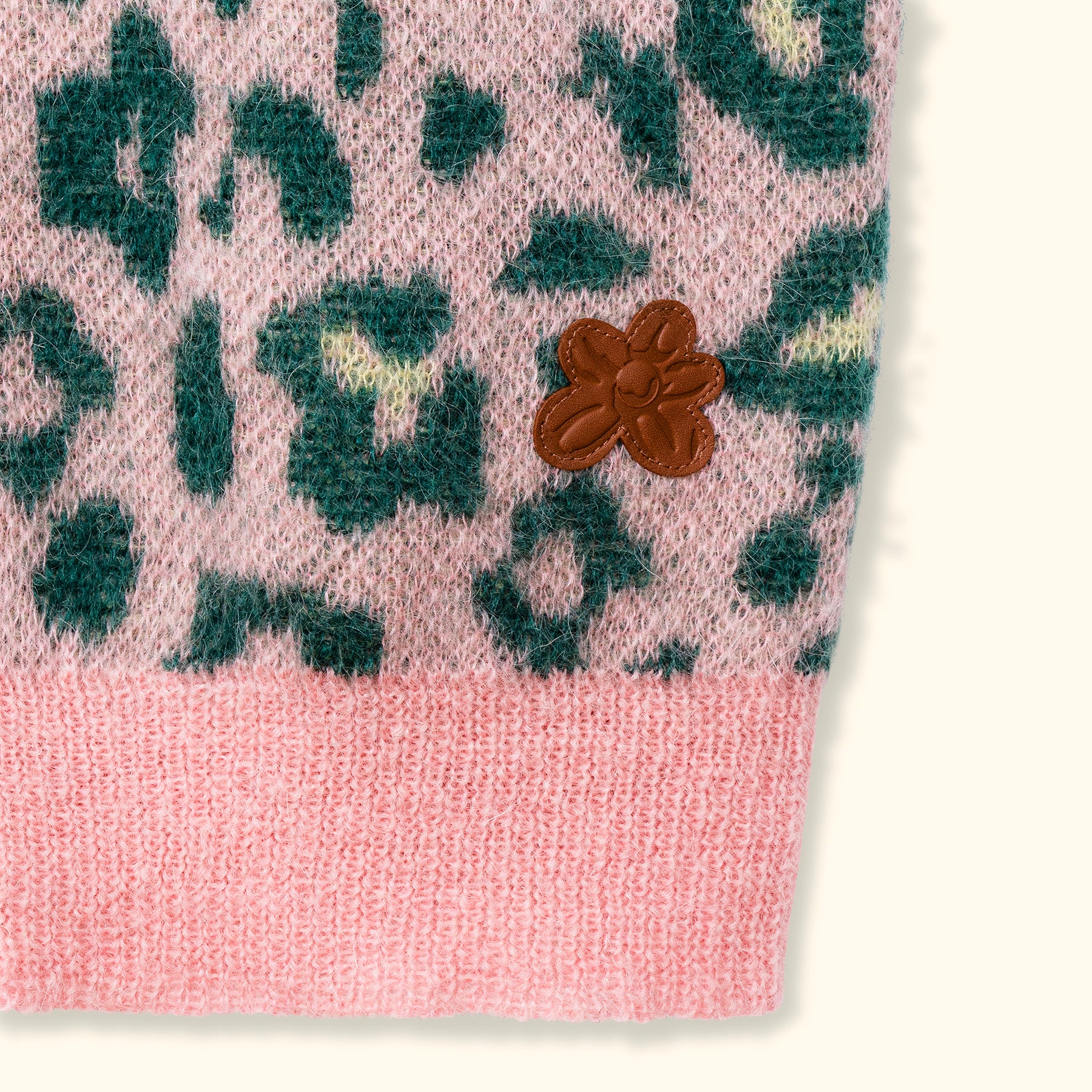 Fleur Camo Sweater Vest Pink/Green - Image 3