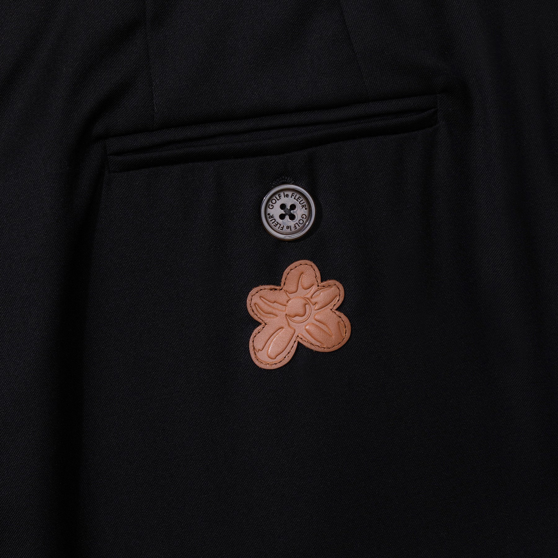 Double Pleated Trousers Black - Image 3
