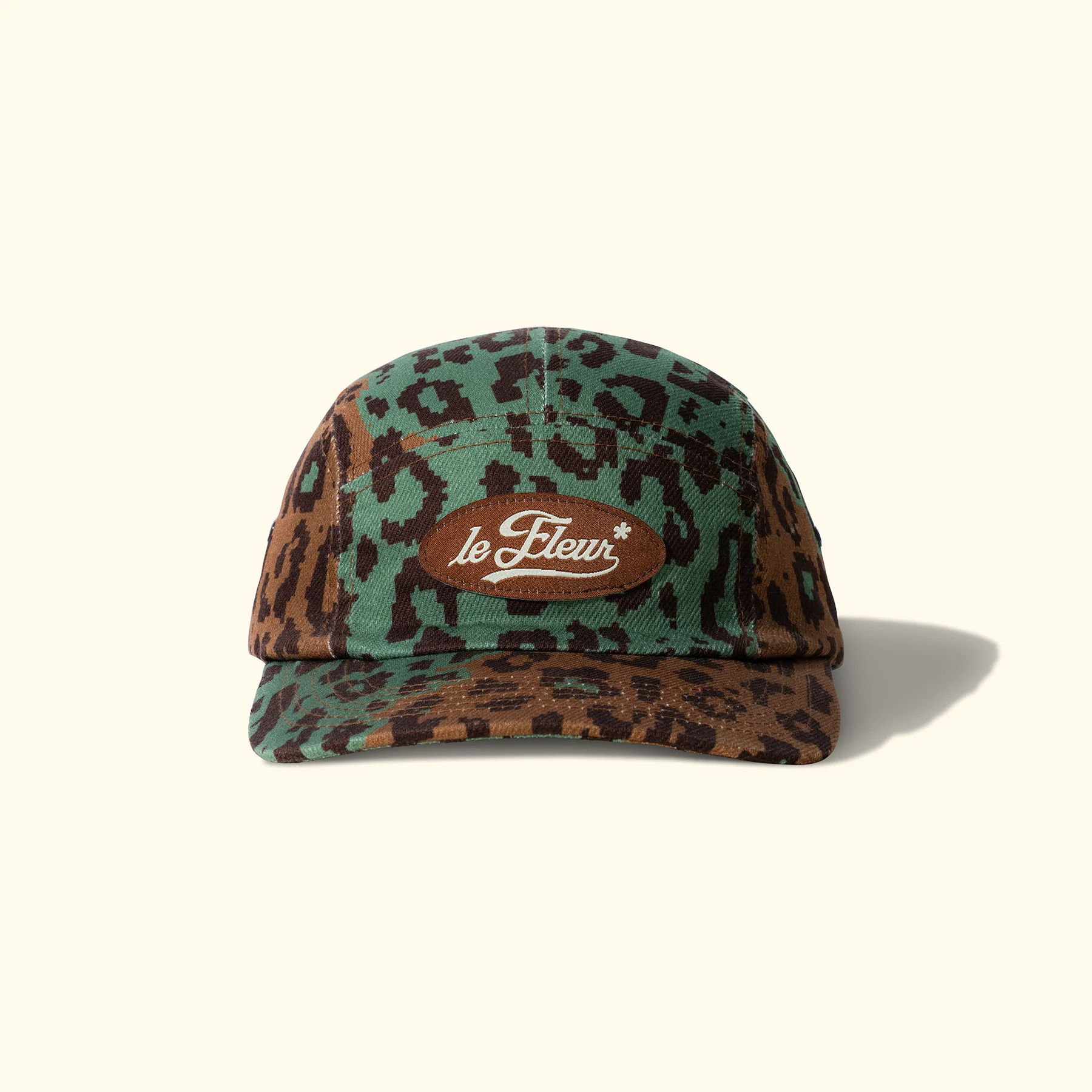 Fleur Camo Camp Hat Brown
