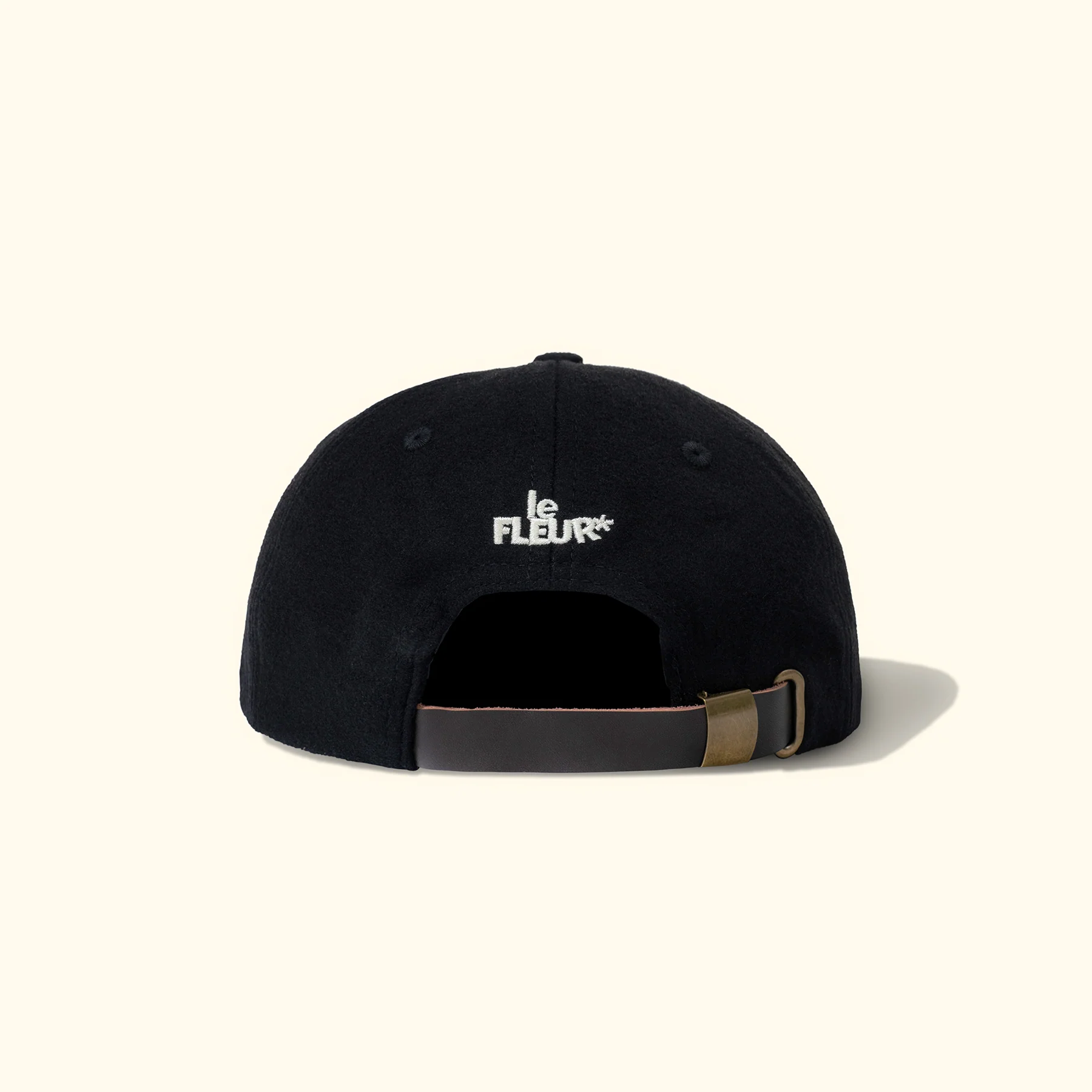 Fleur Patch 5 Panel Hat Black - Image 3