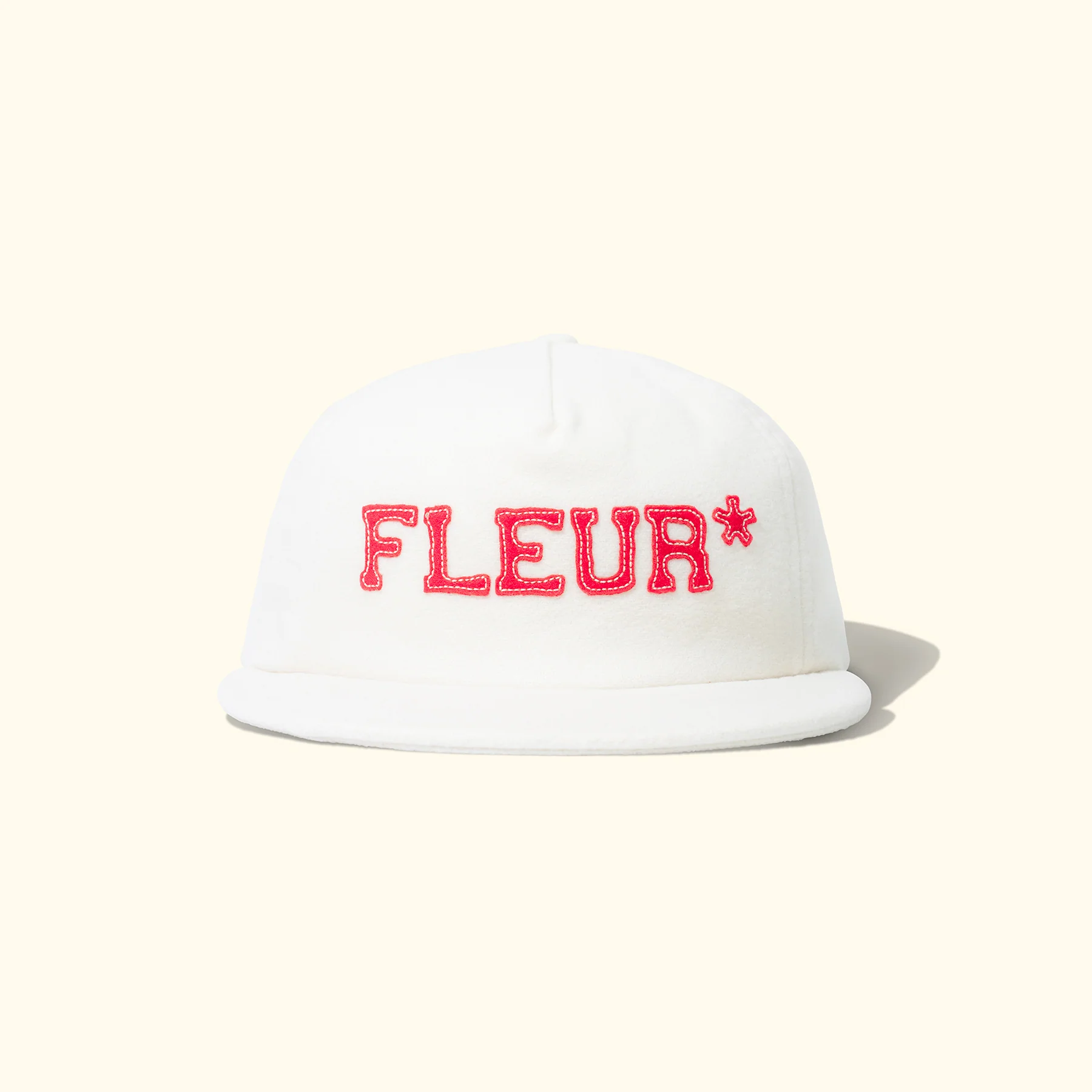 Fleur Patch 5 Panel Hat Cream