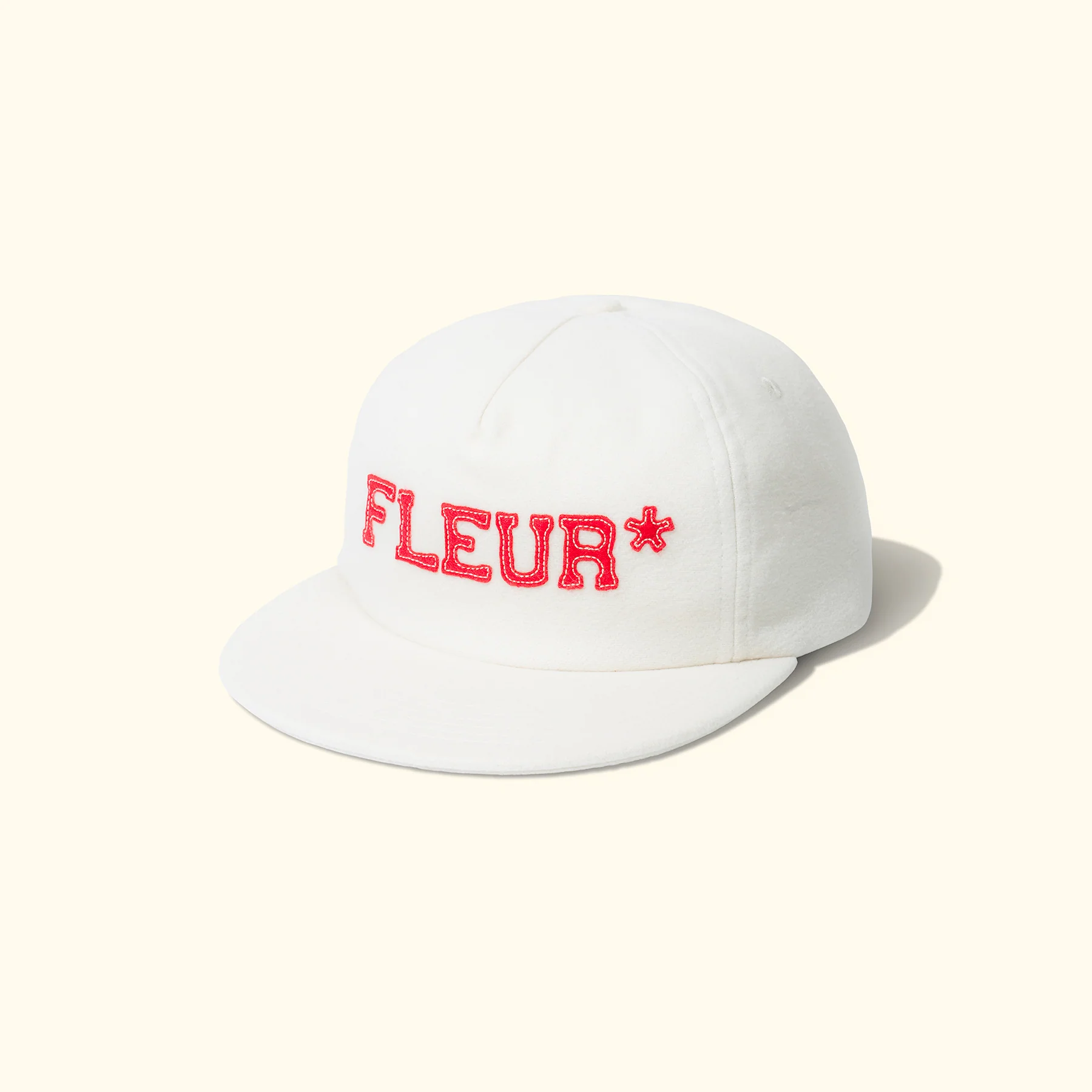 Fleur Patch 5 Panel Hat Cream - Image 2