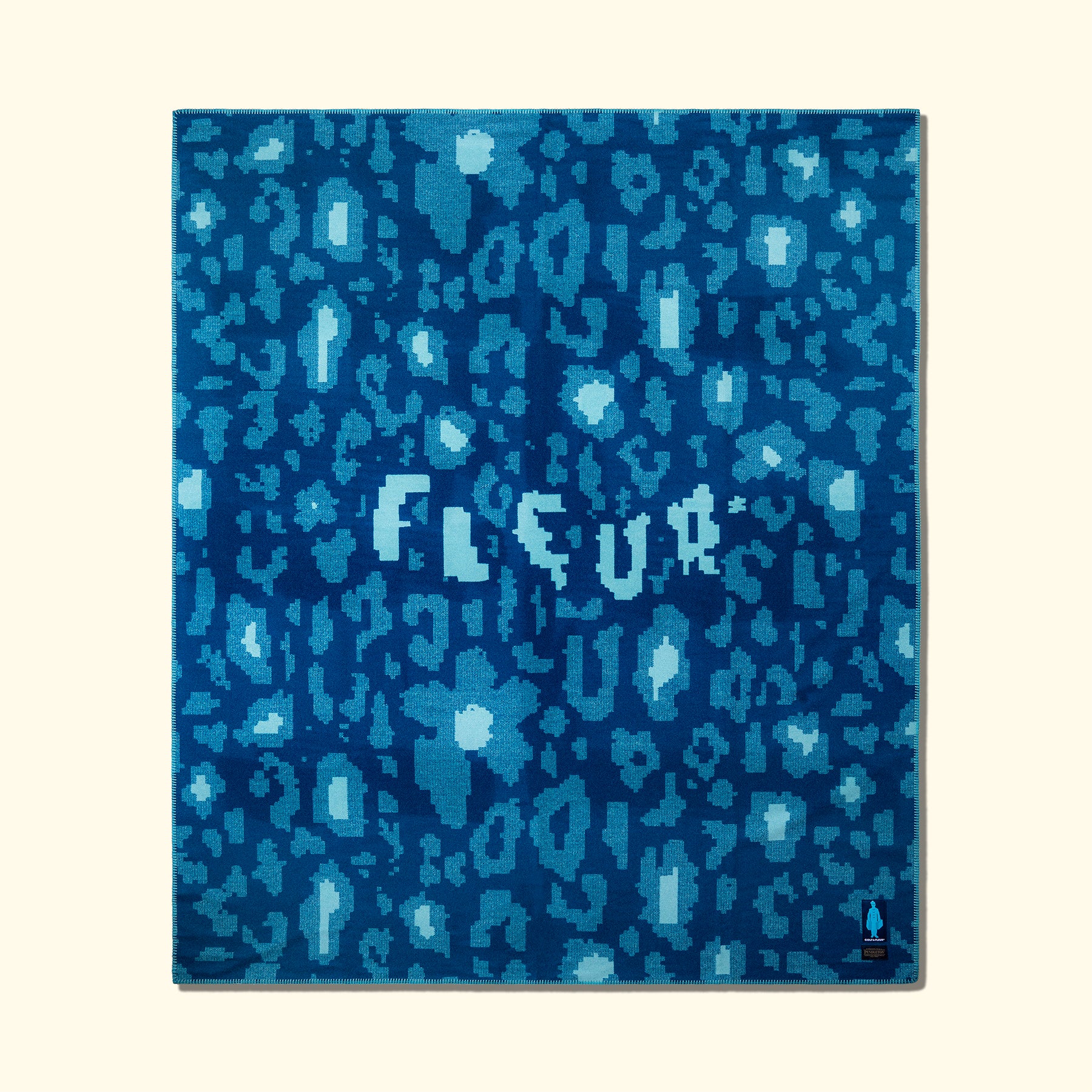 Fleur Camo Jacquard Blanket