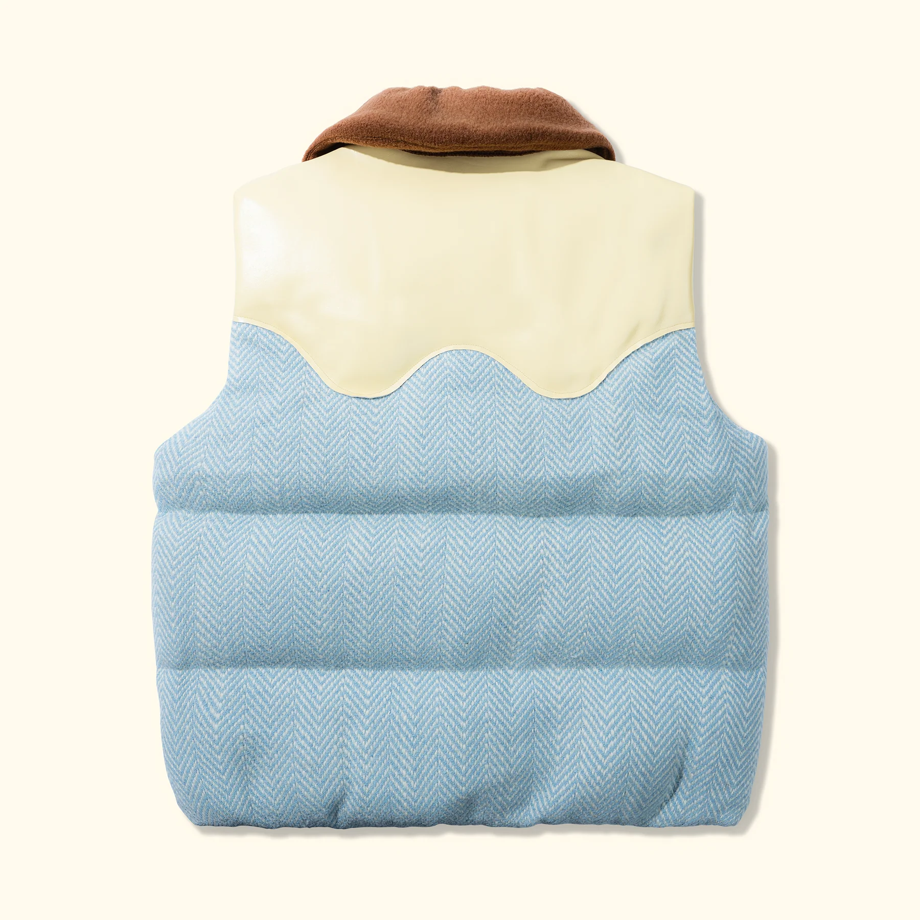 Herringbone Puffer Vest - Image 3