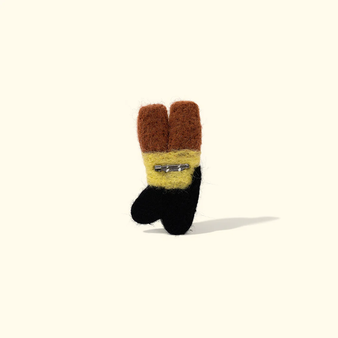 Felt Loafer Pin Cream - Image 2