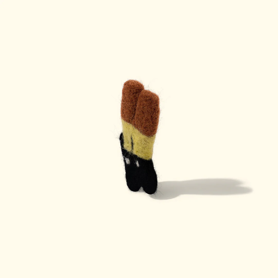 Felt Loafer Pin Cream - Image 3