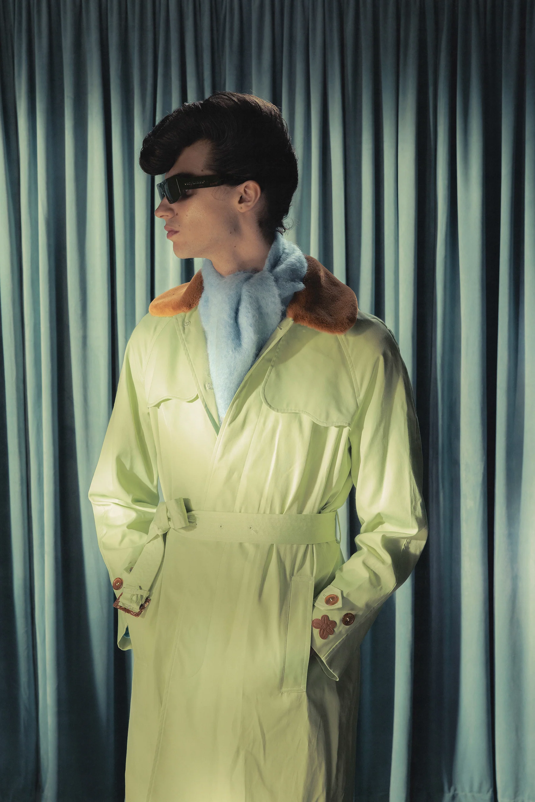 Nylon Trench Coat - Image 4