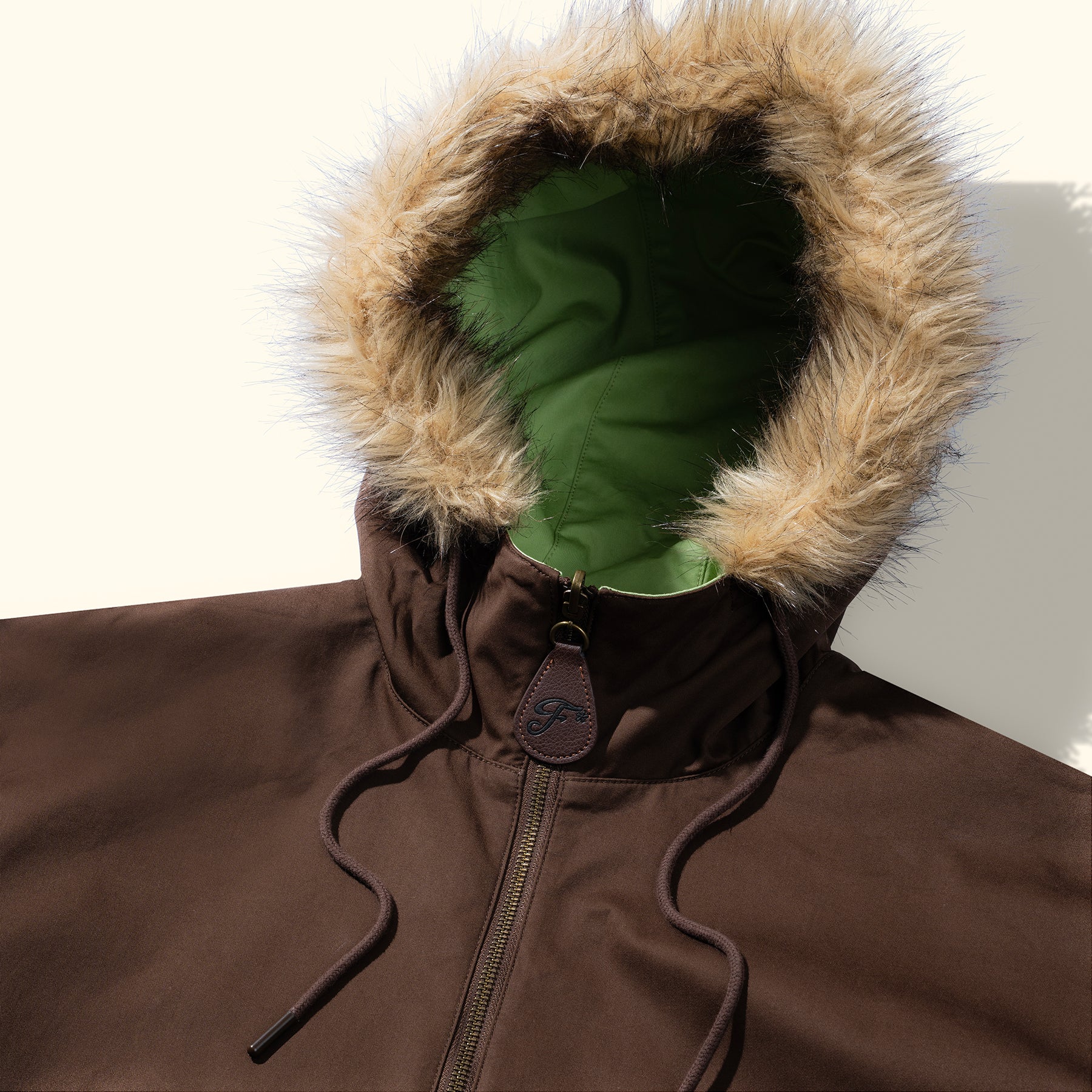 Reversible Fur Hooded Jacket - Image 2