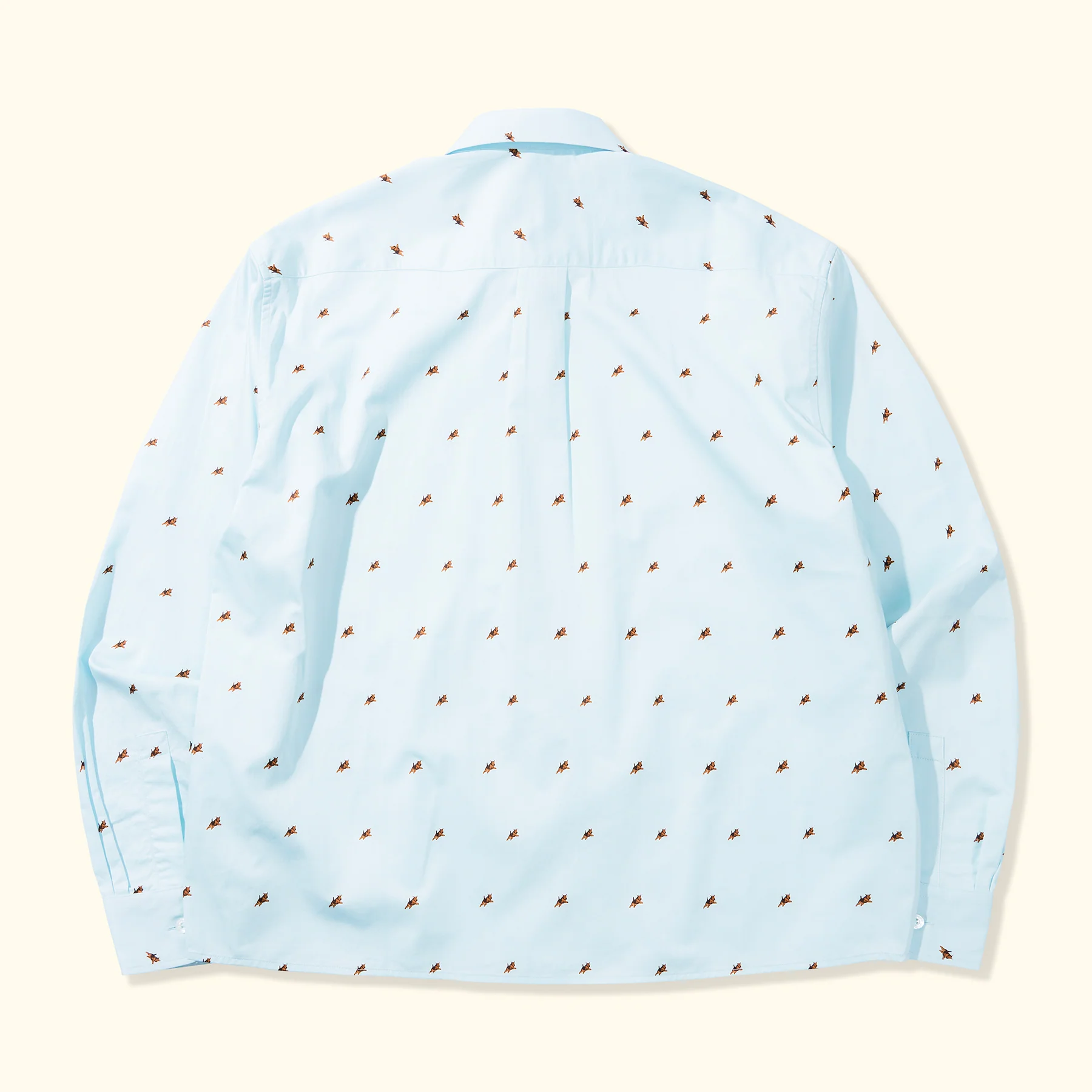 Round Collar Long-Sleeve Blue Darryl - Image 3