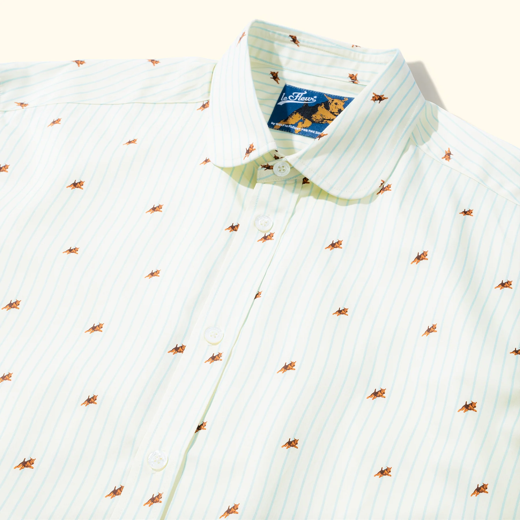 Round Collar Long-Sleeve Stripe Darryl - Image 2