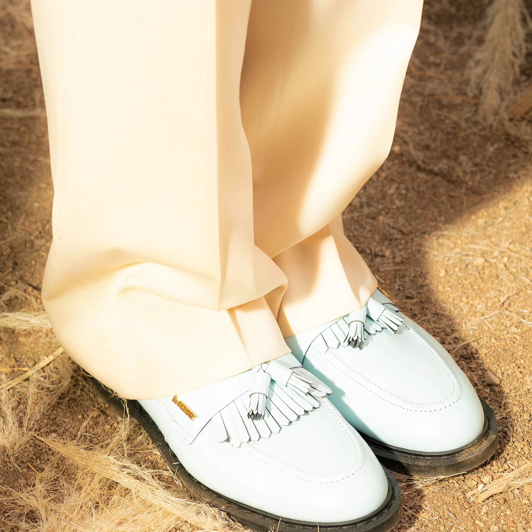 Tassel Loafer Blue - Image 2