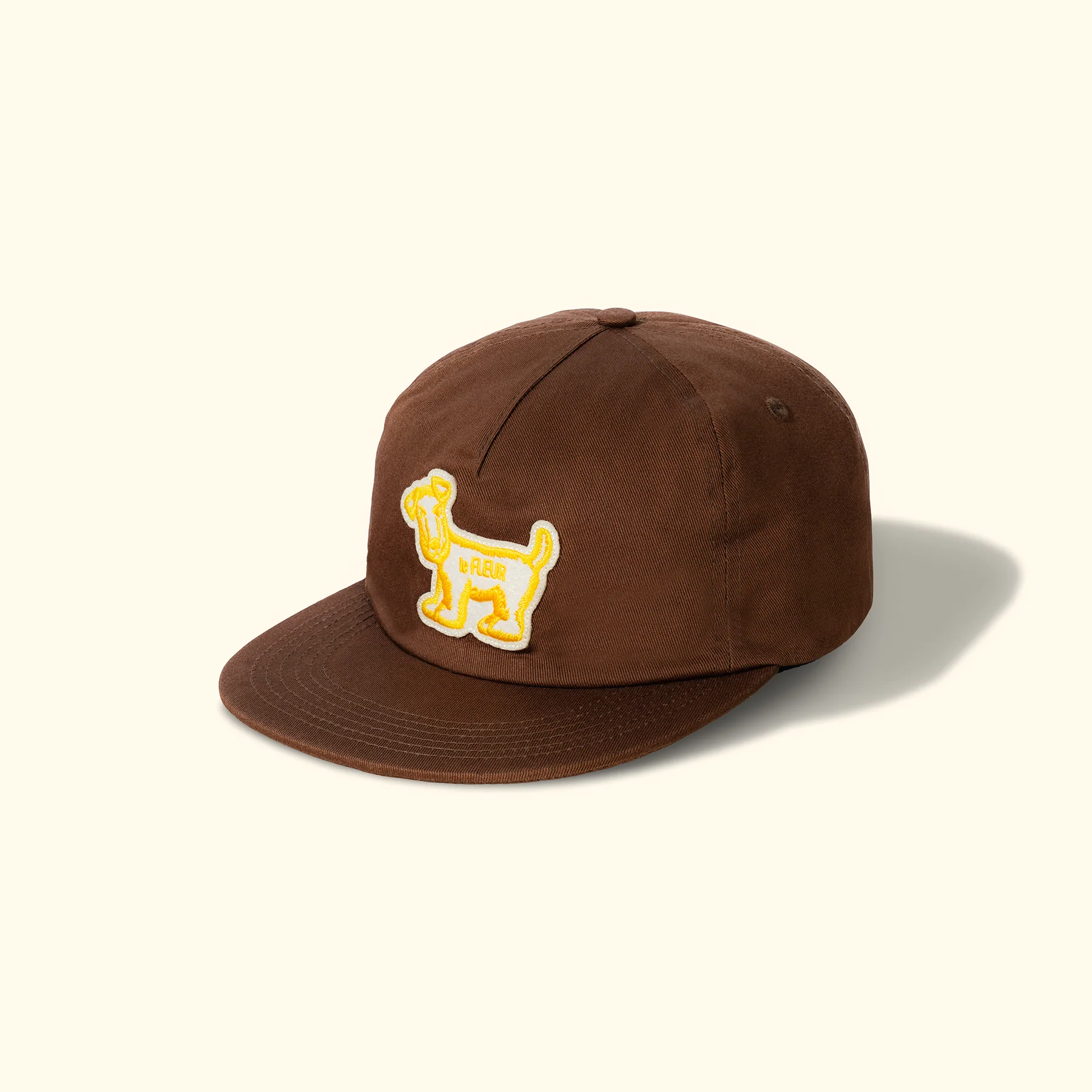 Varsity Darryl 5 Panel Hat Brown - Image 2