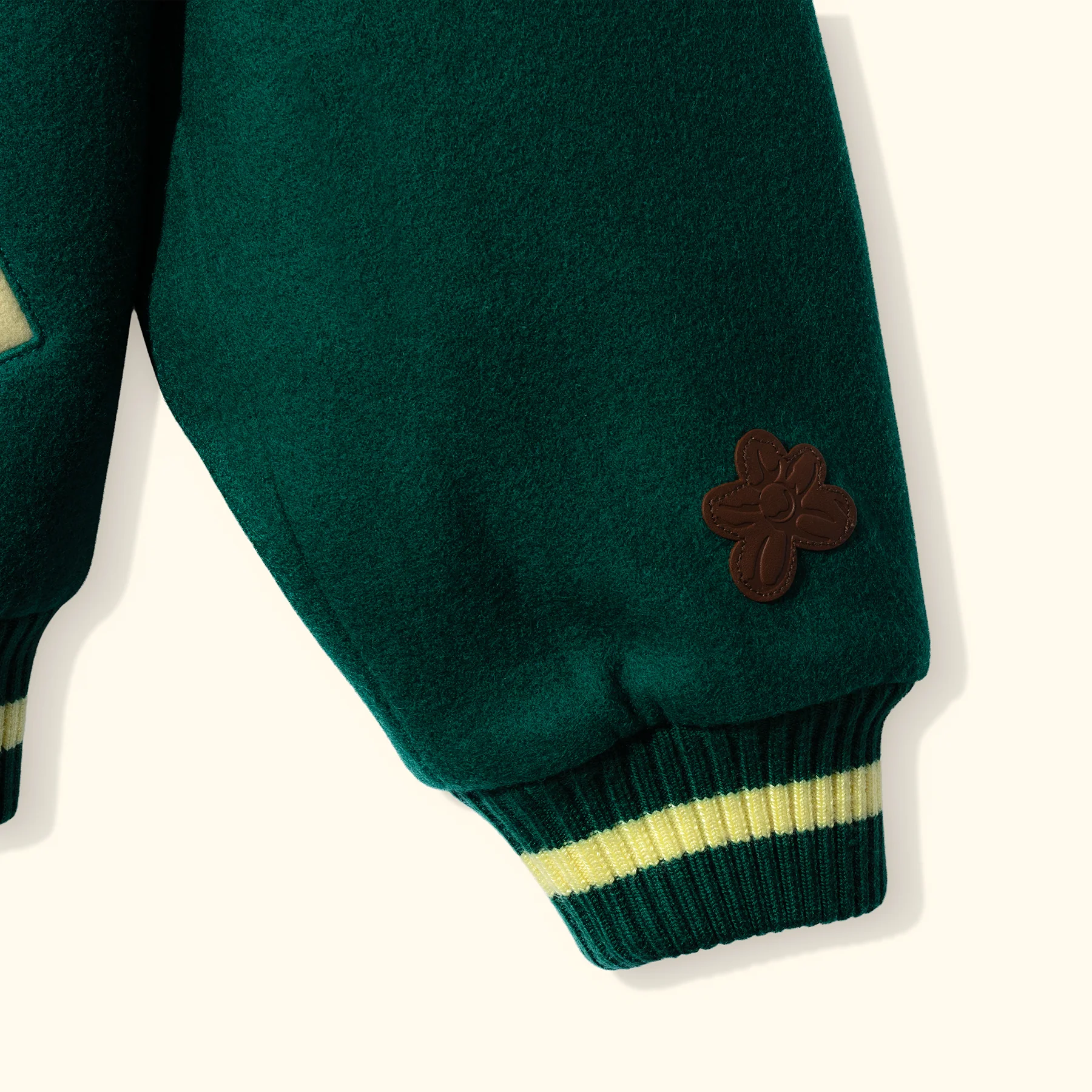 Petalers Varsity Jacket Green - Image 4