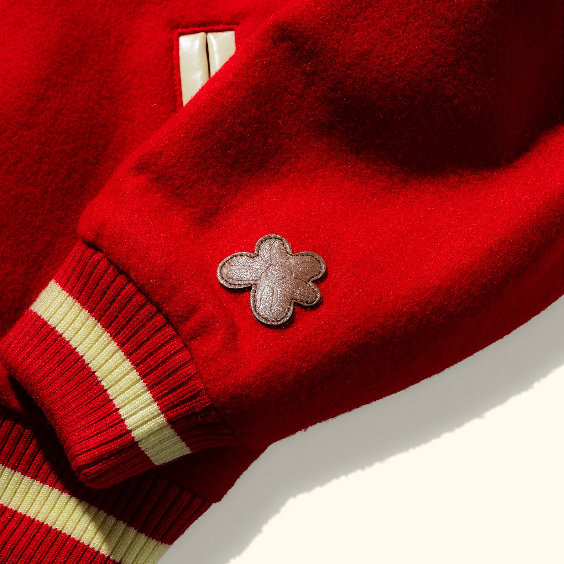Petalers Varsity Jacket Red - Image 4