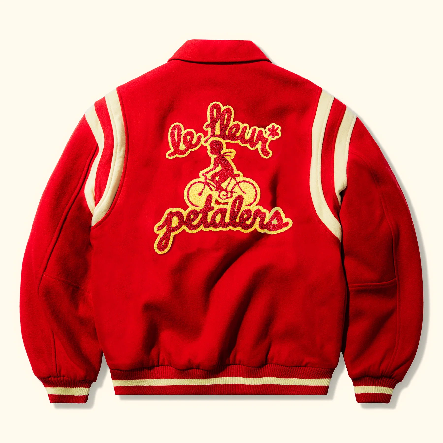 Petalers Varsity Jacket Red - Image 6